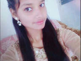 Beautiful girl captures her nude image on camera