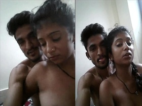 Desi couple shares a steamy selfie video of their kissing session