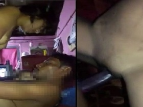 Homemade video of a rural couple engaging in sexual activity