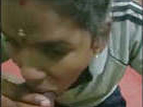 Indian college student pleases partner with sensual oral sex