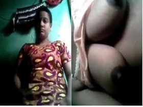 Pretty girl flaunts her assets in exclusive video