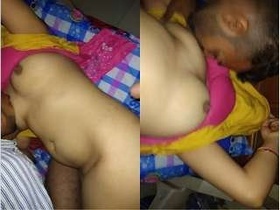 Indian threesome with two women and one man