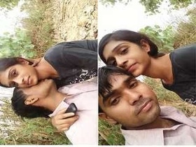 Desi couple's passionate outdoor encounter