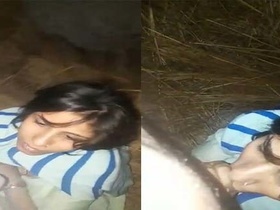 Country girl pleasures her uncle with a blowjob