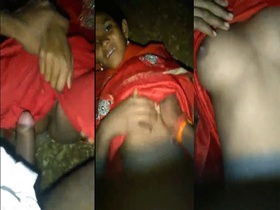 Desi teen slut gets fucked in the woods by customer