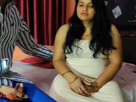 Dehati, a cute housewife, experiences anal sex for the first time in this video