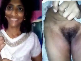 Indian wife's tits and pussy on full display