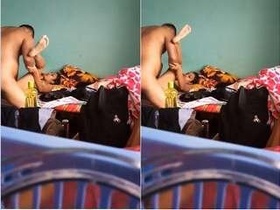 Pretty girl giving oral and getting fucked hard