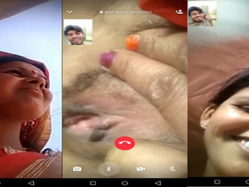 A stunning Indian woman from a small town flaunts her intimate parts on camera