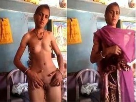 Desi bhabhi bares her body and teases with her breasts and vagina