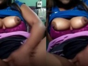 Horny Nepali lady's talkative masturbation video