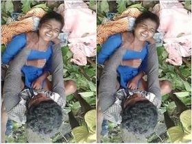 Country lover gets caught in the act of outdoor sex