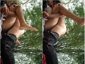 Desi Randi gets outdoor sex in public place