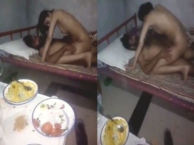 Young guys pleasure a slim Indian girl