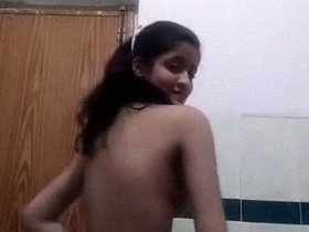 A small and cute girl's solo MMS