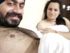 Punjabi couple in hotel with sound and fury