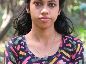 Erotic video of a slender Indian girl