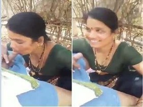Telugu bhabhi gives a sloppy blowjob