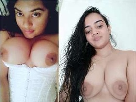 Curvy Indian girl gets naughty and shaves her pussy