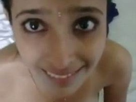 Indian wife gets caught cheating with cum in her mouth