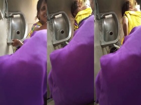 Voyeur captures train sex video of Desi couple