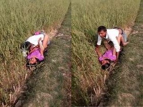 Recording a Desi couple having sex outdoors with a village boy