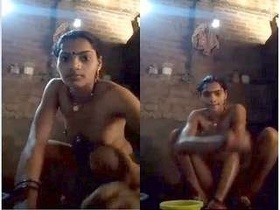 Desi bhabhi captures intimate bathing moments for her lover