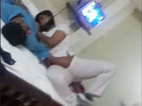 Desi auntie strips down and entertains her partner
