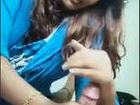 Watch Swati Naidu give a blowjob and ride a cock in this hot video