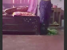 Desi couple engages in sexual activity with their live-in maid