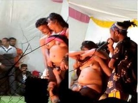 Exhibitionist Indian couple goes nude on camera