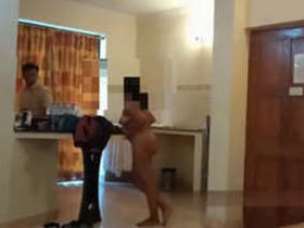 Desi wife bares it all for room service boy