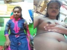 Tempting Bangla girl flaunts her breasts and vagina