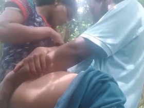 Local couple enjoys outdoor sex in a porn video