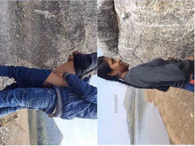 Amateur couple enjoys outdoor sex in exclusive video