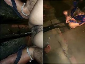 Hubby's exclusive recording of wife's pee play