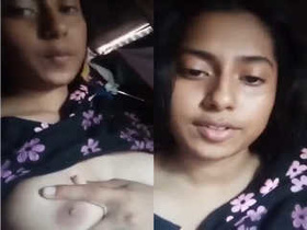 Indian girl flaunts her big tits and pussy in exclusive video
