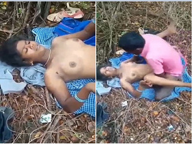 Amateur Tamil couple gets naughty in the outdoors