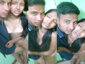 Desi college girl gets her pussy licked and fingered in explicit video