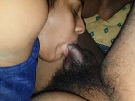 Part 1 of a hot video featuring a bhabhi giving a blowjob and getting fucked