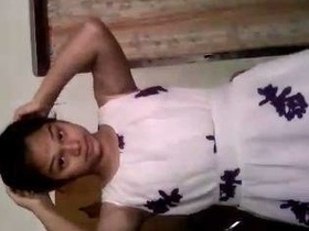 Indian nurse goes nude in a solo video