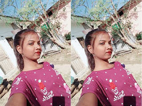 Exclusive nude video of Indian couple in village setting