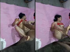 Exclusive footage of a hot Indian couple in romantic and sexual bliss