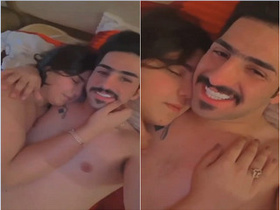 Indian amateur lover records exclusive selfies