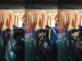 Indian auntie having sex with young man while breastfeeding and without anyone around