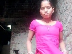 Nude Indian girl indulges in solo striptease