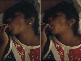 Exclusive video of a cute Indian girl giving a blowjob