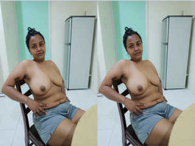 Indian Wife's Exclusive Blowjob and Nude Body Show in Part 1