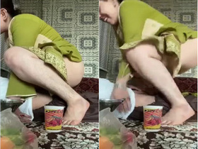 Exclusive video of a Pakistani wife ridding her husband's dick