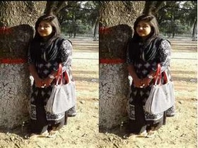 Exclusive video of a sexy Indian girl flaunting her big boobs